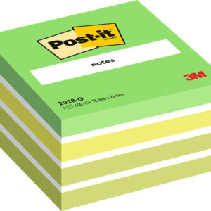 Post-it Würfel pastell grün