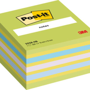 Post-it Würfel neon blau/grün
