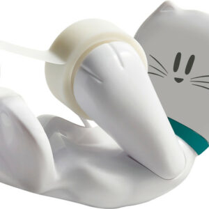 Scotch Dispenser Kitty Tape + Mag.810 weiss