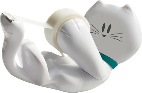 Scotch Dispenser Kitty Tape + Mag.810 weiss