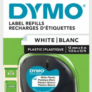 Dymo LT-Band Plastik 12mm weiss