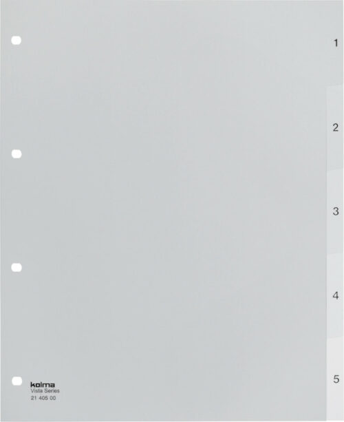 Register Vista A4 XL 1-5