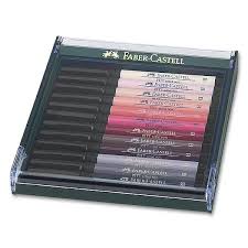 Pitt Artist Pen, 12er Set Hautfarbe