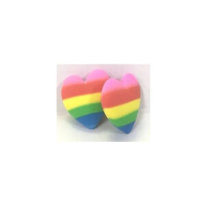 Radiergummi Herz farbig