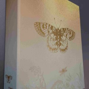 Ordner Schmetterling gold
