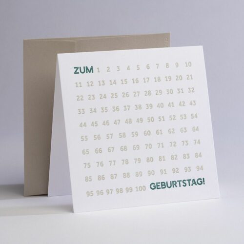 Gmund Grusskarte Geburtstag
