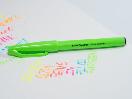 Faserschr.Brush Sign Pen Fluo hellgrün