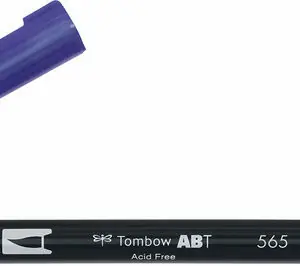 Tombow brush pen deep blue