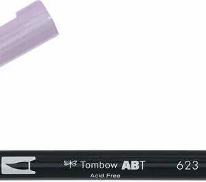 Tombow brush pen purple sage