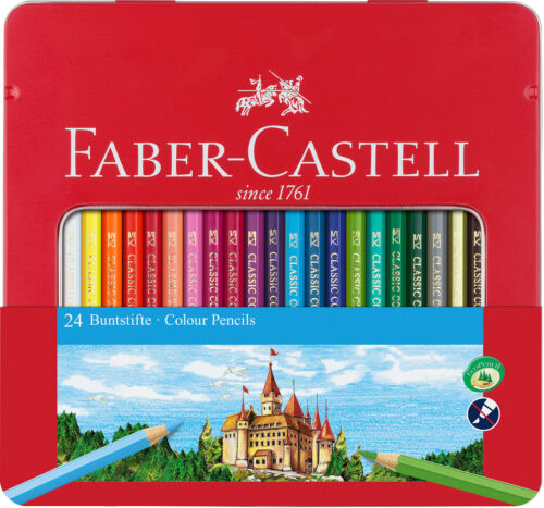 Farbstifte Classic color 24er Metallschachtel