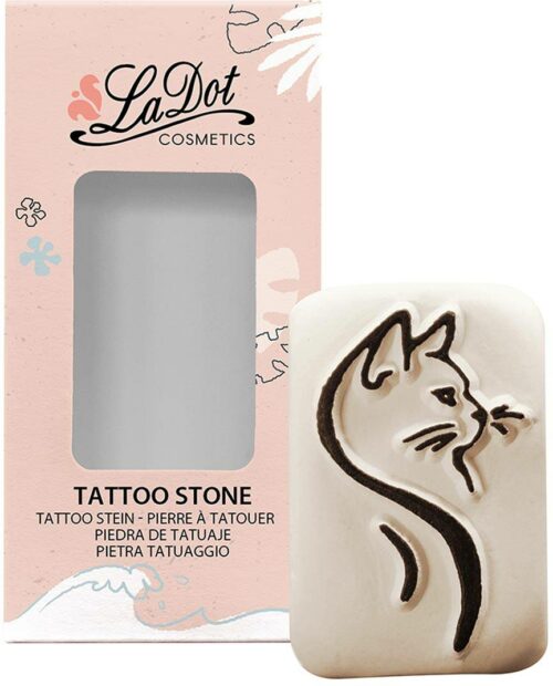 Tattoo-Stein M, Katze