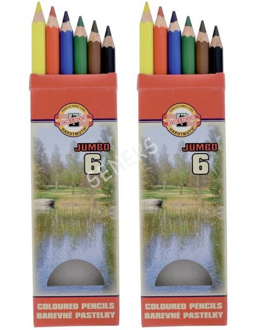KOH-I-NOOR FARBSTIFTE °10MM 6 FARBEN