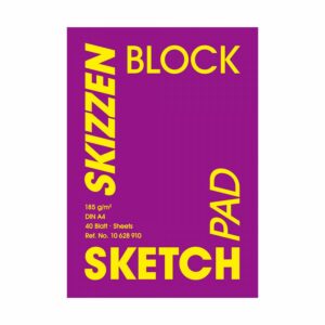 SKIZZENBLOCK 40BLATT 185G A4