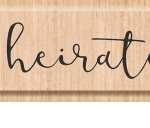 Stempel wir heiraten