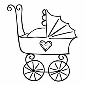 Stempel Kinderwagen