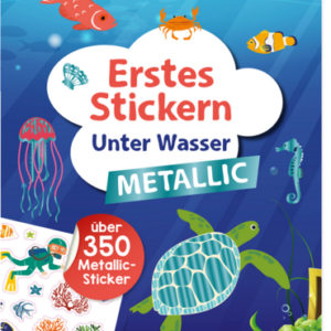 Erstes Stickern unter Wasser Metallic