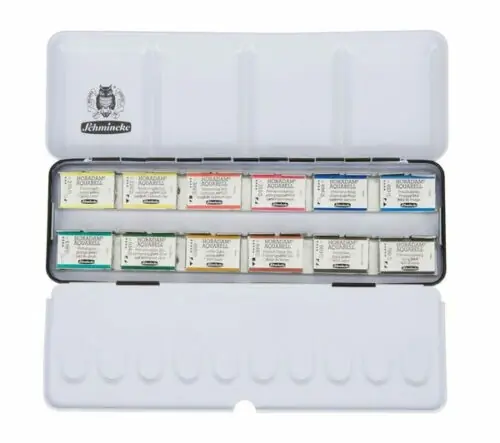 SCHMINCKE HORADAM AQUARELLKASTEN 12x1/1N