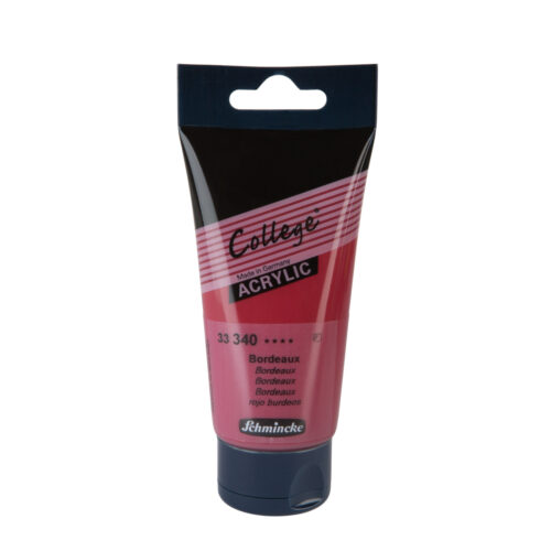 SCHMINCKE COLLEGE ACRYLIC 75ML bordeaux