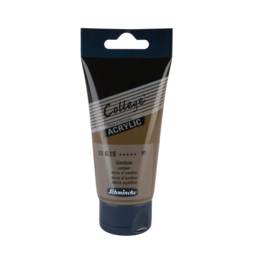 SCHMINCKE COLLEGE ACRYLIC 75ML umbra
