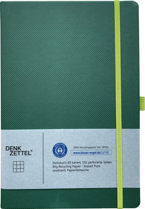 Notizbuch TENAX A5, dunkelgrün