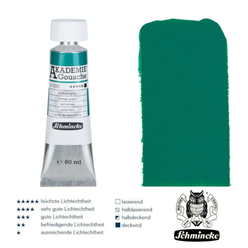SCHMINCKE AKADEMIE GOUACHE 60ML phtalogrün