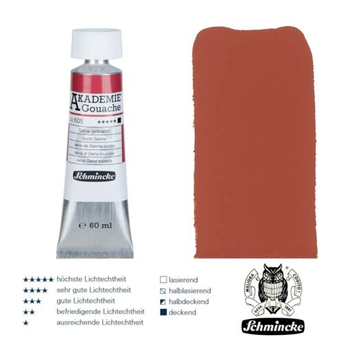 SCHMINCKE AKADEMIE GOUACHE 60ML siena gebrannt