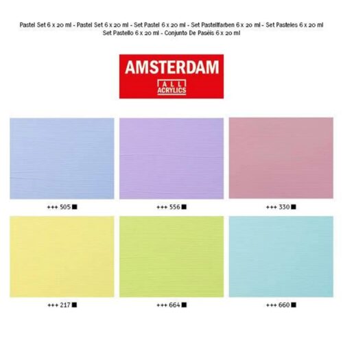 AMSTERDAM Acrylic Standard 6 Farben – Bild 2