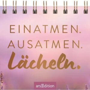 Tischkalender 2026 Einatmen, Ausatmen