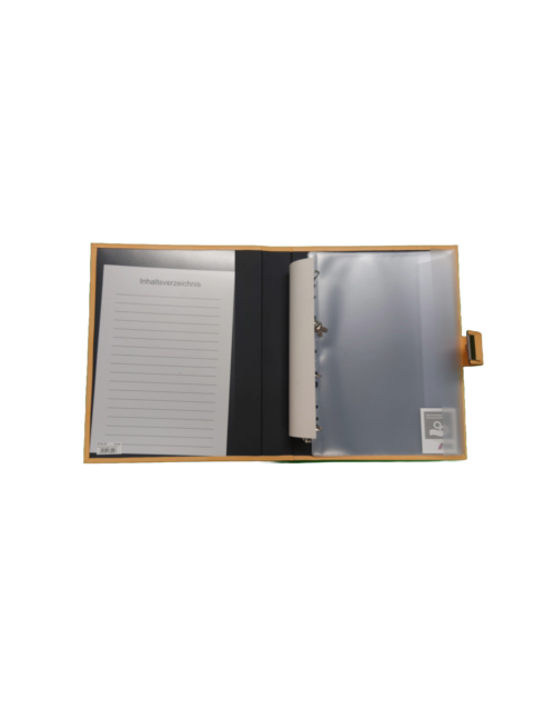 Dokumentenmappe, DIN A4 Folioformat 30mm viola – Bild 2