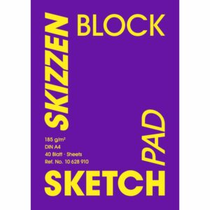 SKIZZENBLOCK 40BLATT 185G A3