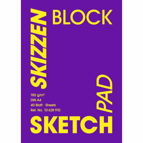 SKIZZENBLOCK 40BLATT 185G A3