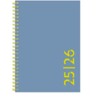 Colors weekly A6, 17 Monate himmelblau
