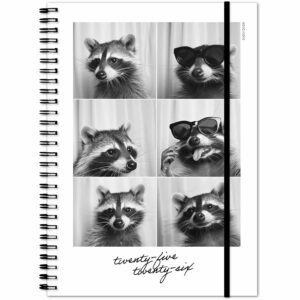 Emotions Weekly A5 Racoon