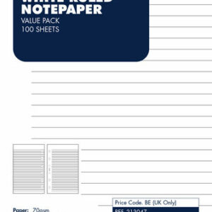 PO Notizpapier weiss liniert