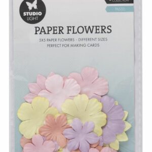 Papierblumen 25 Stück Pastel Essentials