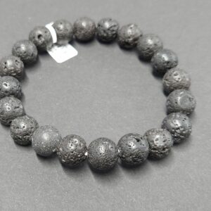 Männerarmband echte Steine 10 mm / Gr.21