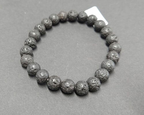 Männerarmband echte Steine 8 mm / Gr.19