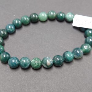 Männerarmband echte Steine 8 mm / Gr.20