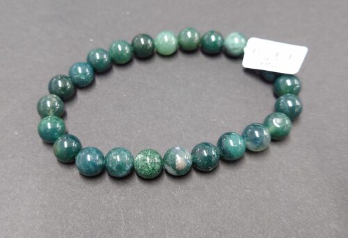 Männerarmband echte Steine 8 mm / Gr.20