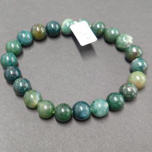 Männerarmband echte Steine 10 mm / Gr.22