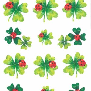 Stickers Kleeblatt/Marienkäfer