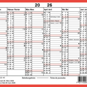 Wandkalender 6M/1S A6 quer