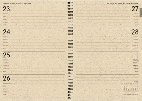 Graspapier Agenda A5 – Bild 2