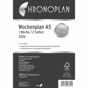 Chronoplan Wochenplaner A5