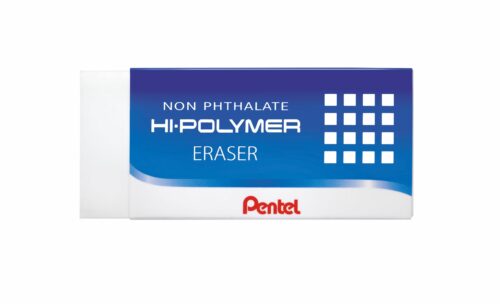 PENTEL Radierer Hi-Polymer ZEH-10 weiss