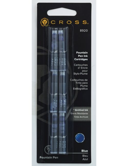 Cross Füllfederhalter-Tintenpatrone blau