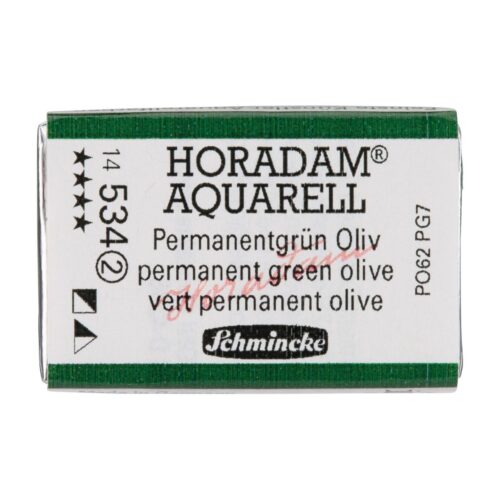 HORADAM® AQUARELL Permanentgrün Oliv 1/1 N.