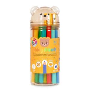 LEGAMI Set mit 24 Farbstiften "Teddy Friends"