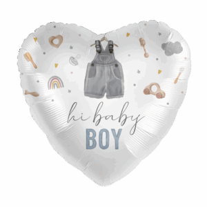 Folienballon Herz Baby Boy