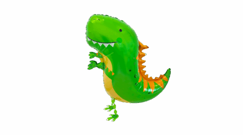 Folienballon Walking Dinosaurier
